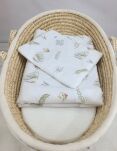 Komplet pościeli dla niemowląt z wypełnieniem 2-cz 75x100cm NEWBORN - Gąski - 3