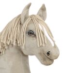 Hobby Horse Duży koń na kiju Premium - cremello A3 - 3