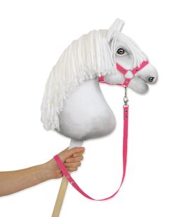 Uwiąz dla Hobby Horse z taśmy – ciemnoróżowy