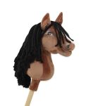 Hobby Horse Mały koń na kiju Premium - gniady A4 - 5