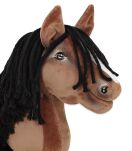 Hobby Horse Mały koń na kiju Premium - gniady A4 - 6