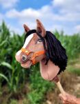 Hobby Horse Mały koń na kiju Premium - gniady A4 - 8