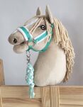 Uwiąz dla Hobby Horse ze sznurka – biało-miętowy - 2