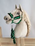 Uwiąz dla Hobby Horse ze sznurka – czarno-zielony - 2
