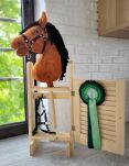 Duża pojedyncza stajnia Hobby Horse z drzwiczkami - 8