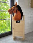 Duża pojedyncza stajnia Hobby Horse z drzwiczkami - 9