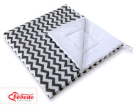Dwustronna mata do tipi- Chevron czarny - 2