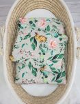 Komplet pościeli dla niemowląt z wypełnieniem 2-cz 75x100cm NEWBORN - Rabbit with flowers - 2