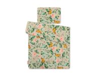 Komplet pościeli dla niemowląt z wypełnieniem 2-cz 75x100cm NEWBORN - Rabbit with flowers - 3