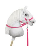 Wodze dla konia Hobby Horse – ciemnoróżowe - 3