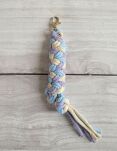Uwiąz dla Hobby Horse ze sznurka – fiolet/ błękit/ jasny beż - 2