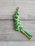 Uwiąz dla Hobby Horse ze sznurka – żółty/ turkus/ jasny zielony - 2