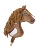 Hobby Horse Duży koń na kiju Premium - western II gniady z brązową grzywą A3 - 4
