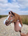 Hobby Horse Duży koń na kiju Premium - western II gniady z brązową grzywą A3 - 7