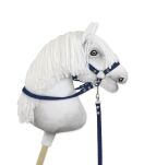 Wodze dla konia Hobby Horse – granatowe - 2