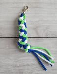 Uwiąz dla Hobby Horse ze sznurka – chaber/ jasny zielony/ biały - 2