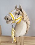 Uwiąz dla Hobby Horse ze sznurka – biało-żółty - 2