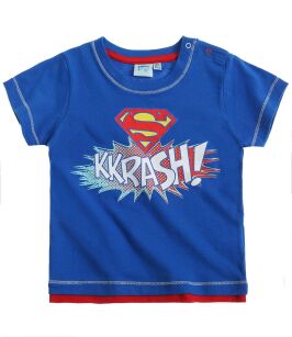 Superman Koszulka z krótkim rękawem niebieska